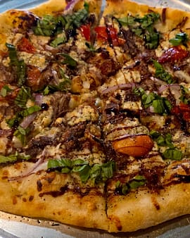 steak n bleu pizza steak n bleu pizza made by Soul Fly Pizza Co in St. Anthony, ID